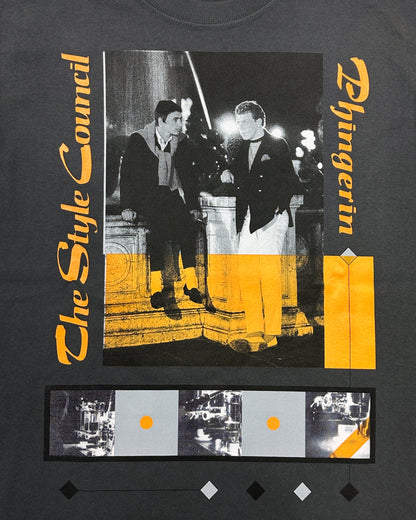 THE STYLE COUNCIL TEE B&Y CHARCOAL