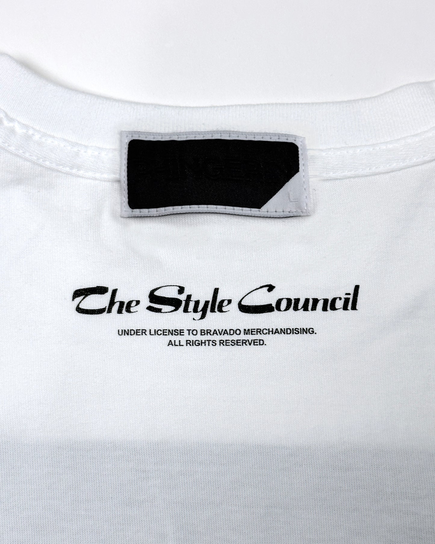 THE STYLE COUNCIL TEE B&Y WHITE