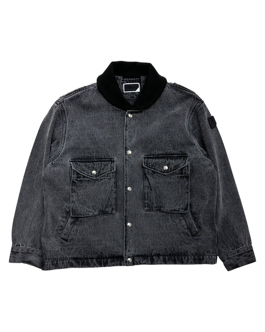 FLOAT DENIM BLOUSON BLACK