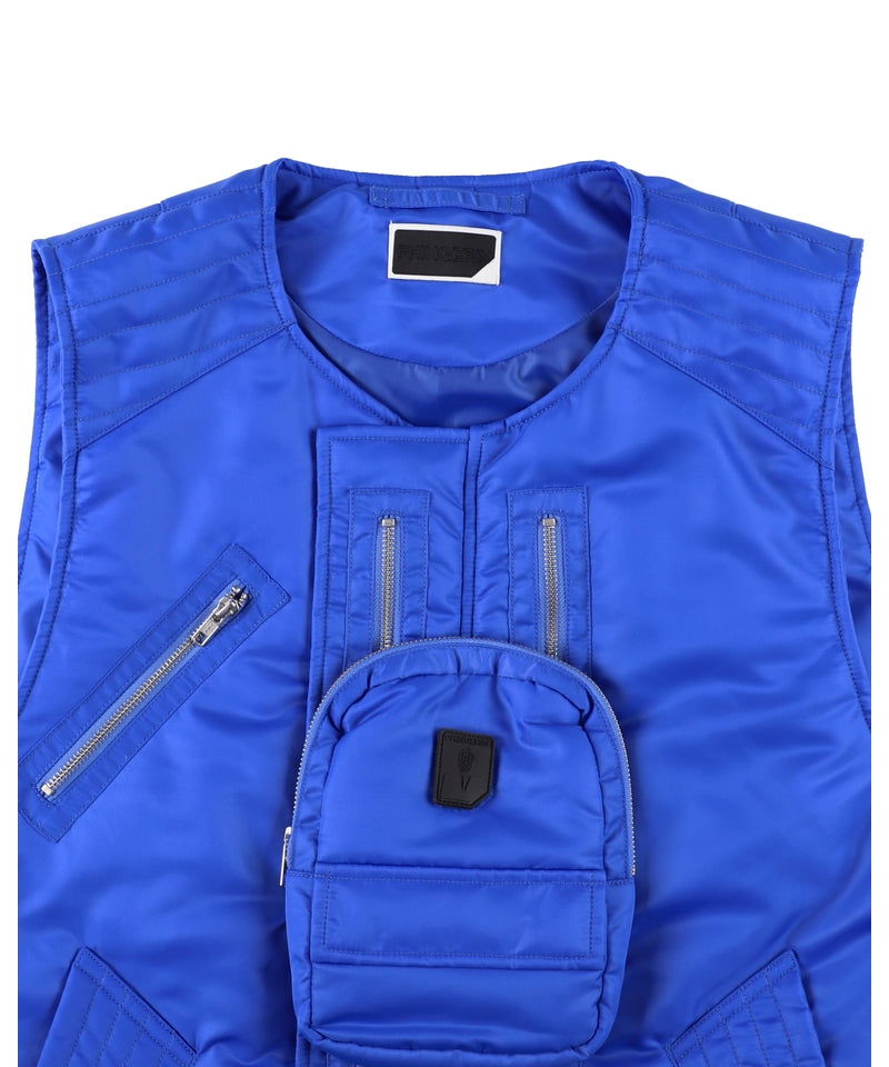 ELEVATION BOMBER VEST BLUE