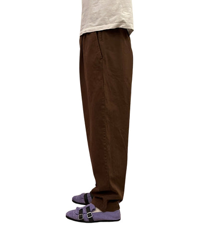 SHORE CHINO TROUSERS BROWN