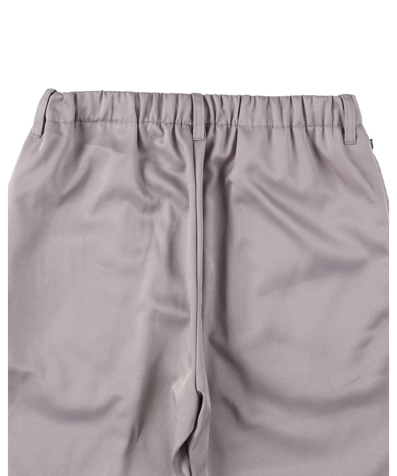 SHOECUT POLY-TWILL TROUSERS GREIGE