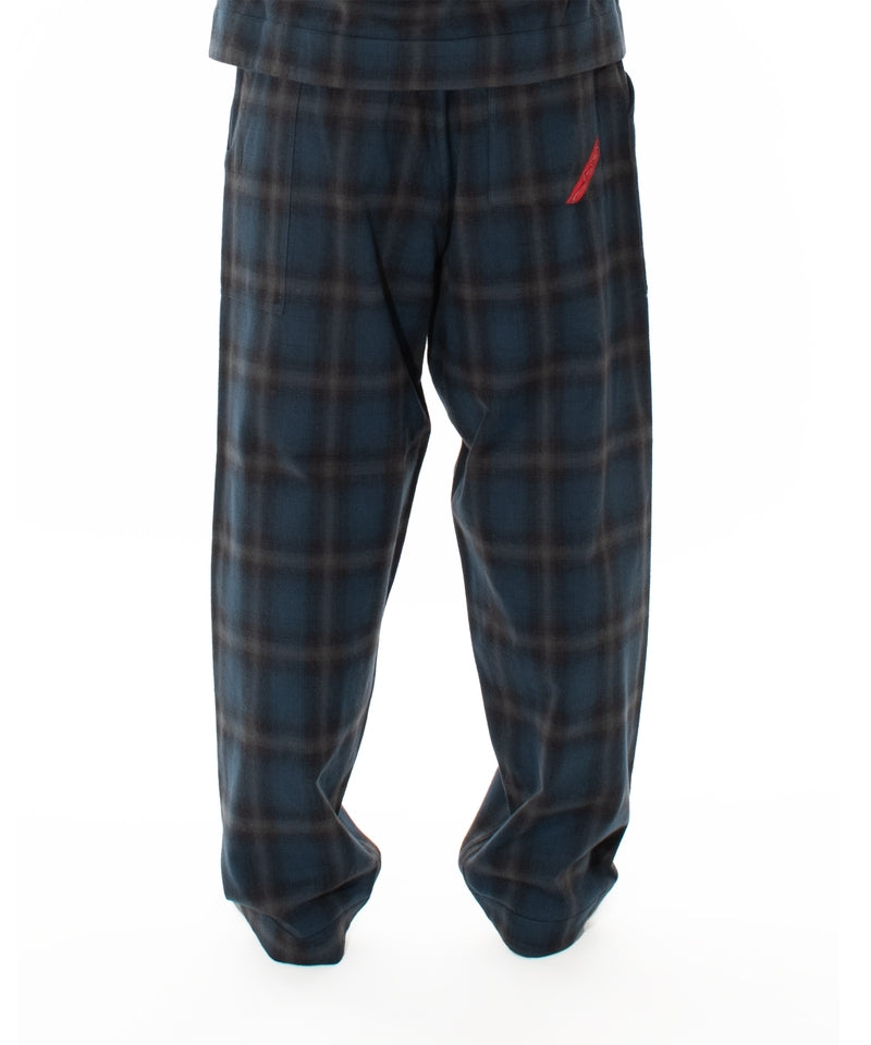 NIGHT PANTS HOMBRE PLAID NAVY