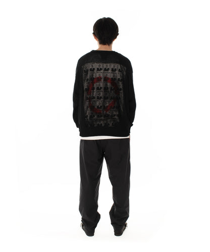 WINDOW WEB SWEATER BLACK