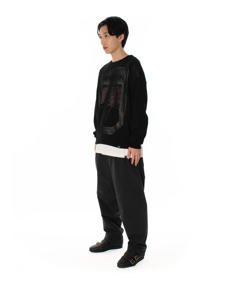 WINDOW WEB SWEATER BLACK