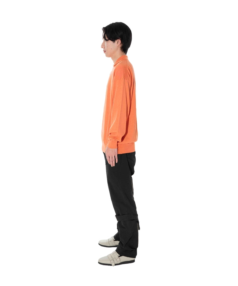 DOUBLE KNIT POLO ORANGE