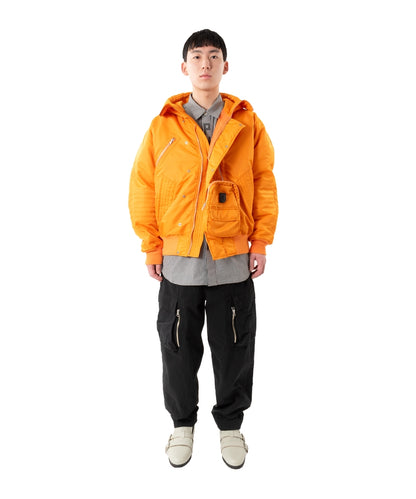 ELEVATION HOODED BOMBER JACKET ORANGE