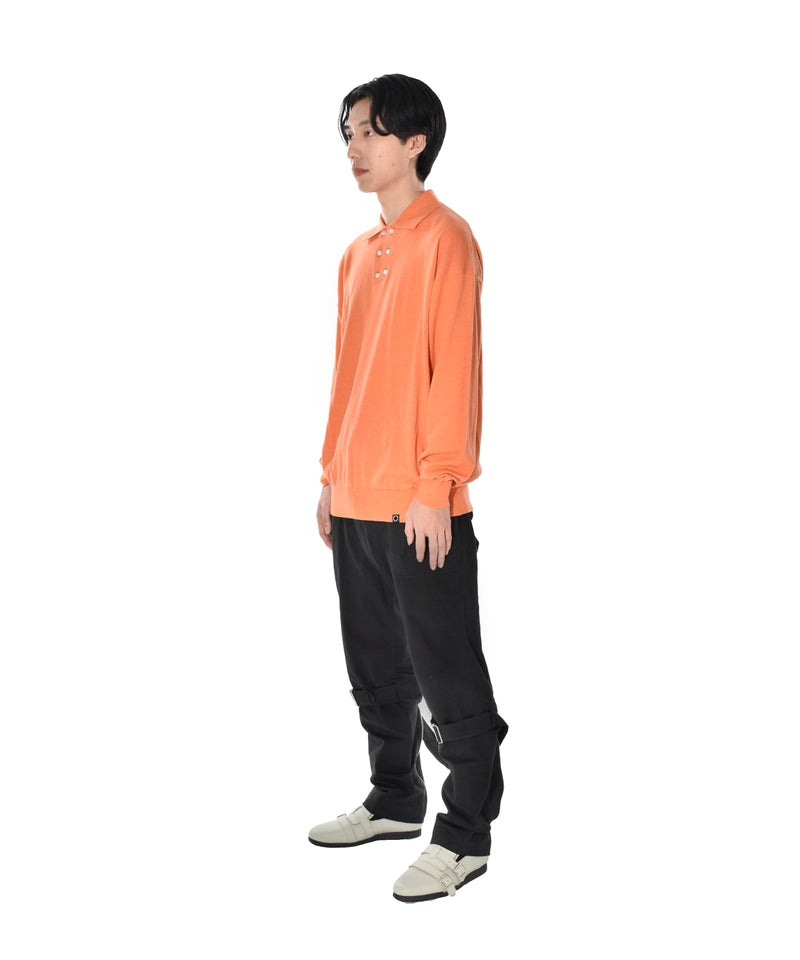 DOUBLE KNIT POLO ORANGE