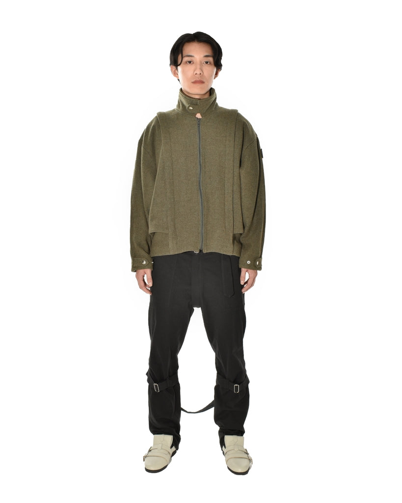 NOREN WOOL BLOUSON GREEN