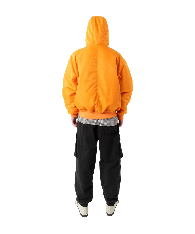 ELEVATION HOODED BOMBER JACKET ORANGE