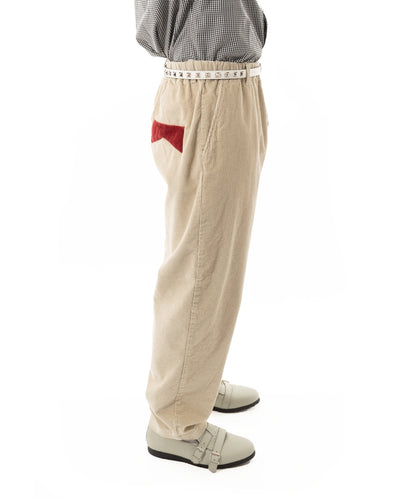 HAMBLETON CORD PANTS IVORY