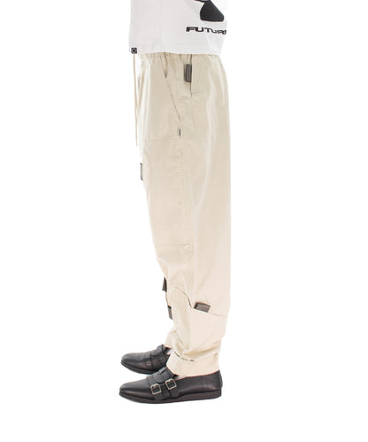 PULL TAB FLIGHT PANTS IVORY