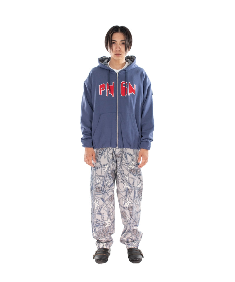 PNGN ZIP HOODIE BLUE NAVY