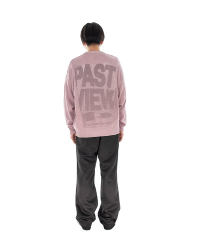 WINDOW WEB SWEATER MOSS PINK