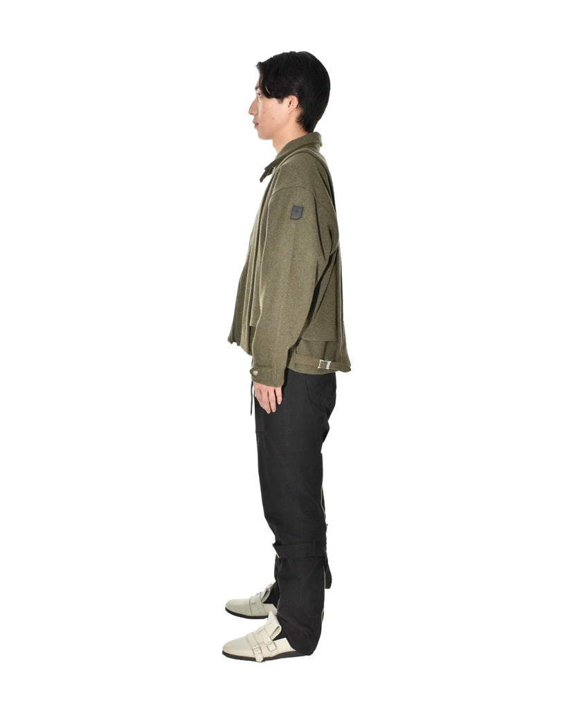 NOREN WOOL BLOUSON GREEN